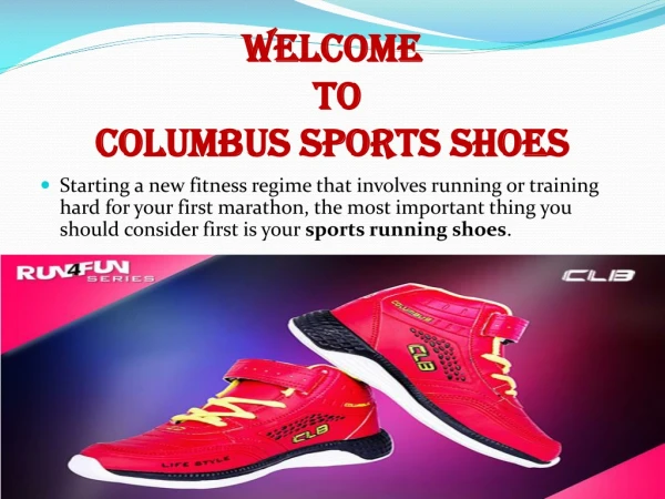 Columbus Sports Shoes For Men, women And Women