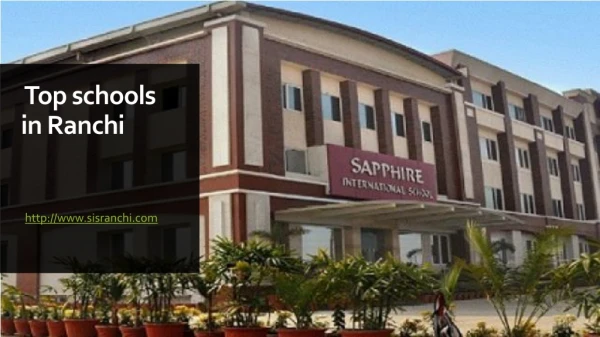 Top schools in Ranchi