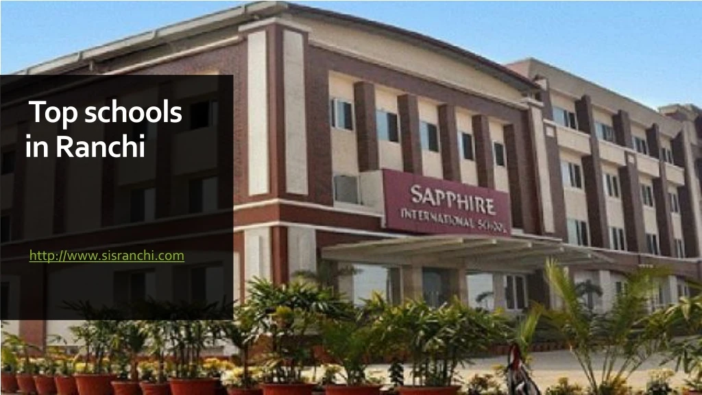 top schools in ranchi