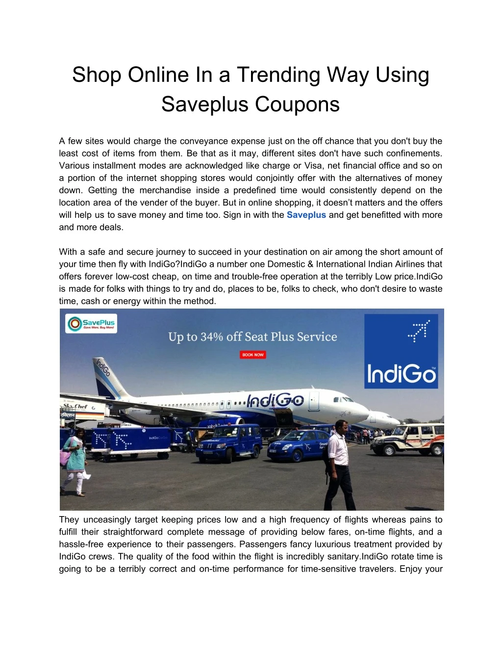 shop online in a trending way using saveplus