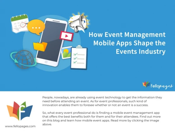 How Event Management Mobile Apps Shape the Events Industry