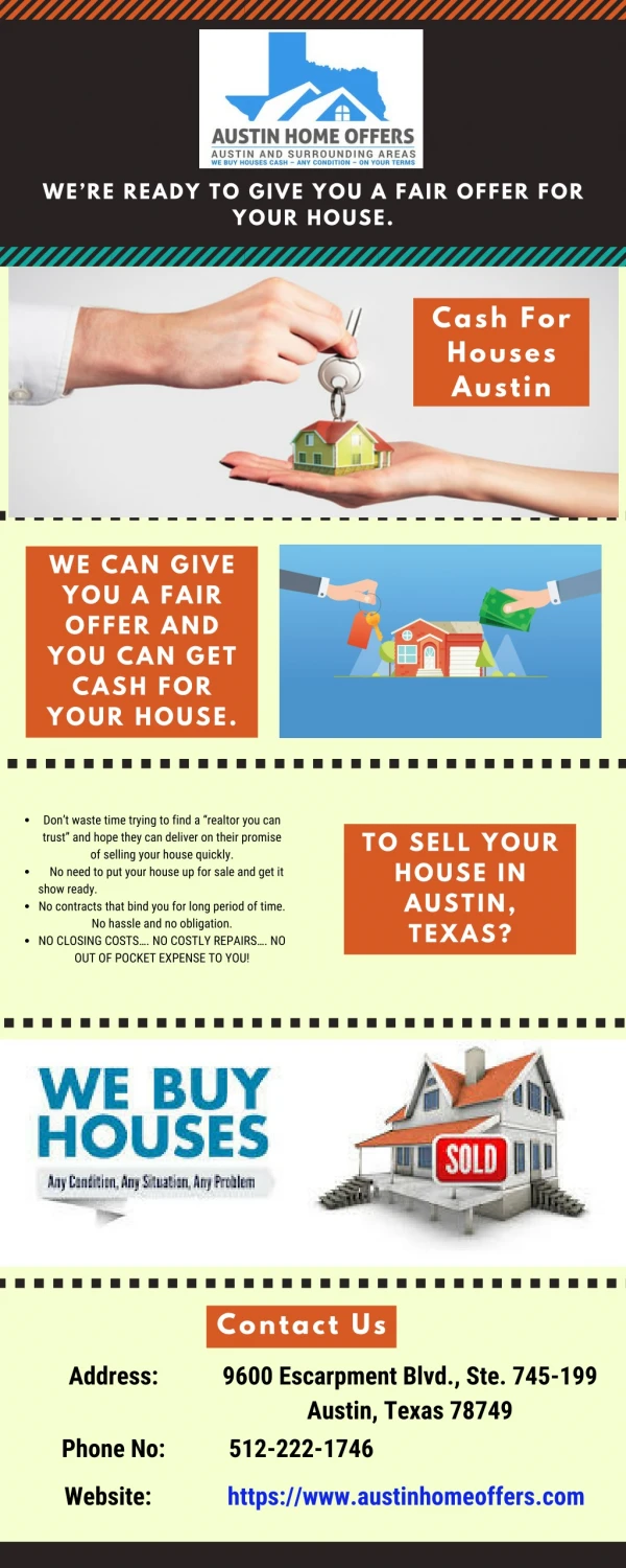 Cash For Houses Austin - Austin Home Offers