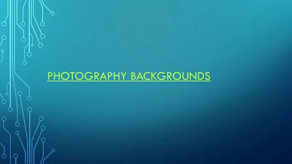 Photography Backgrounds