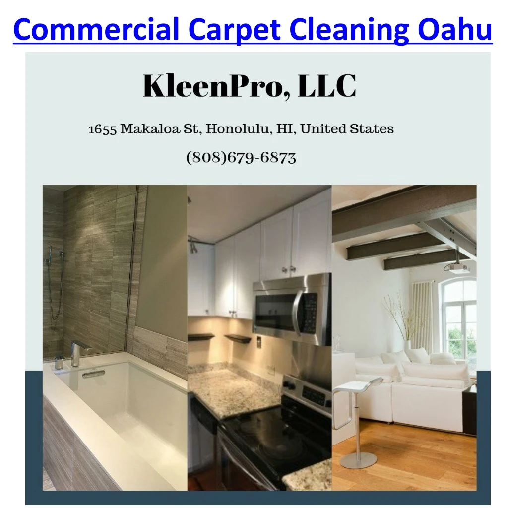 commercial carpet cleaning oahu