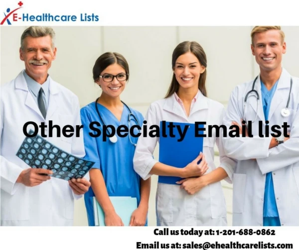 Other Specialty Mailing list | Other Specialty Email List in USA