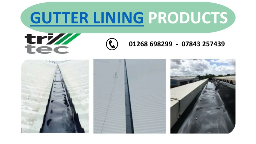 gutter lining products