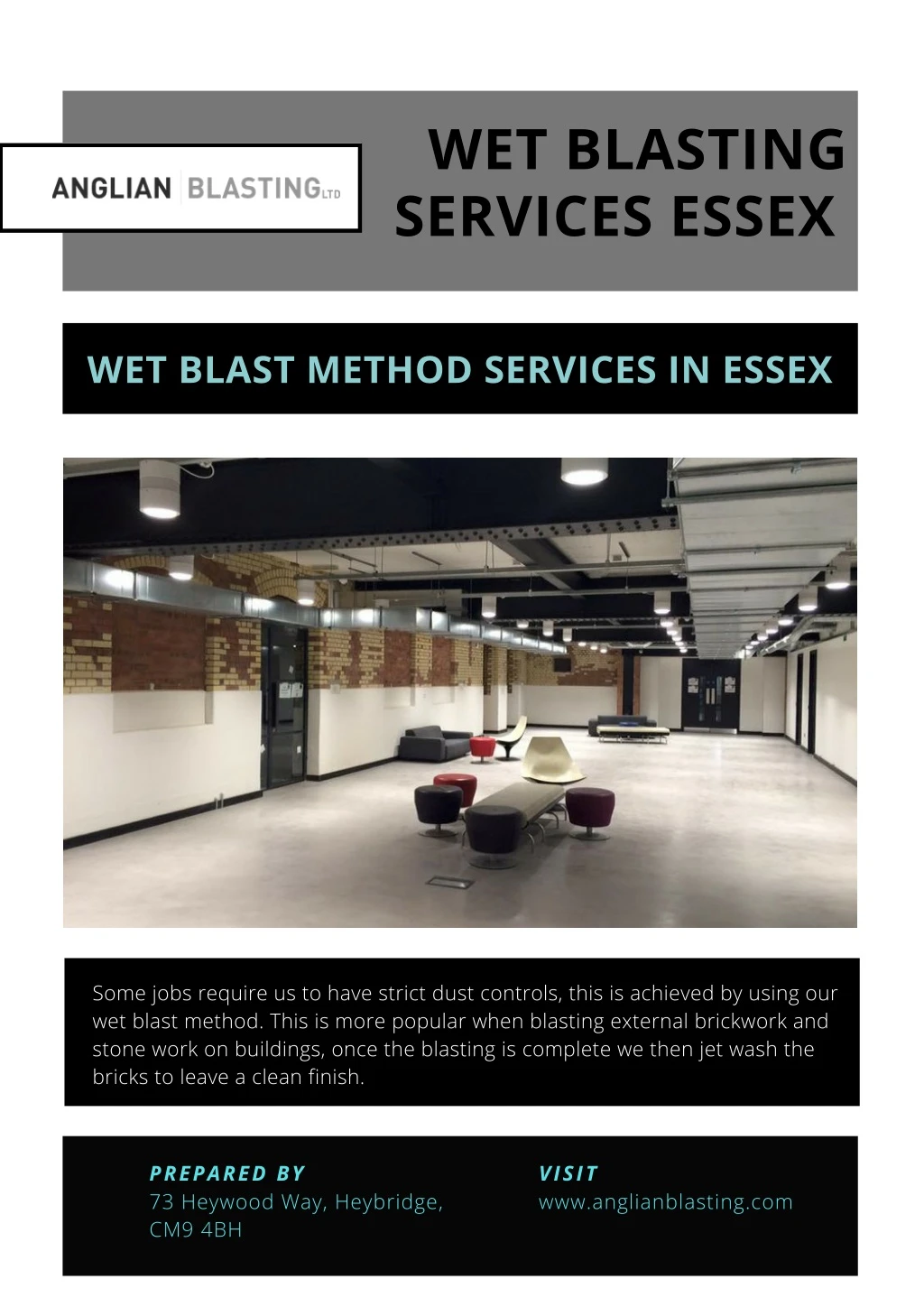 wet blasting services essex