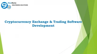 Cryptocurrency Trading Software - slide 1