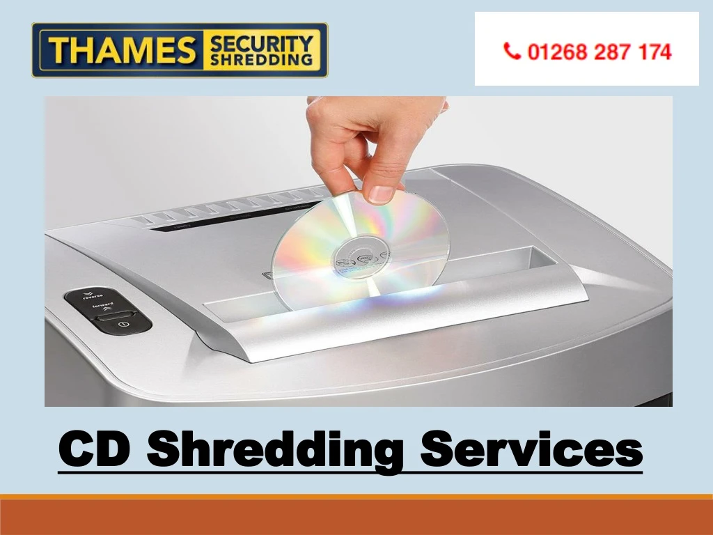 cd shredding services