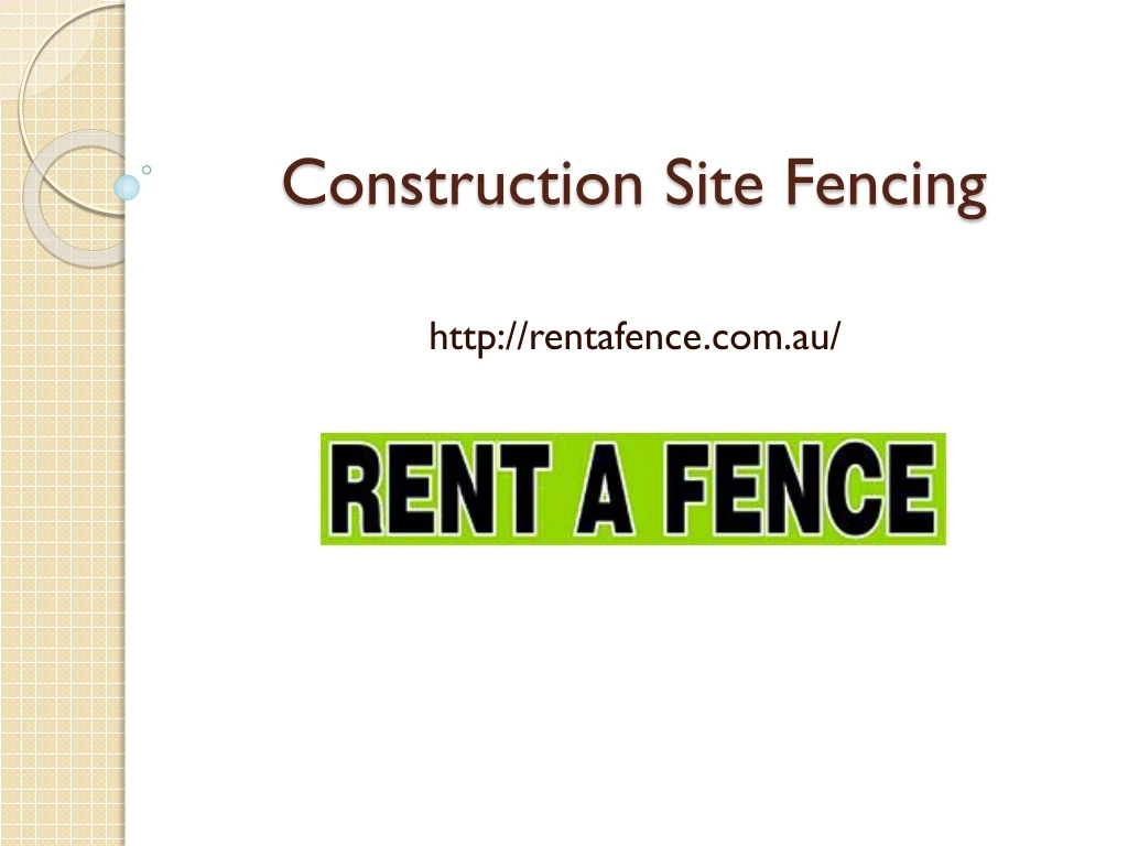 construction s ite fencing