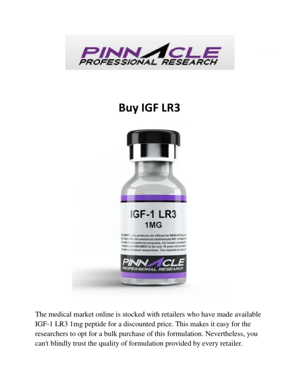 Buy IGF LR3