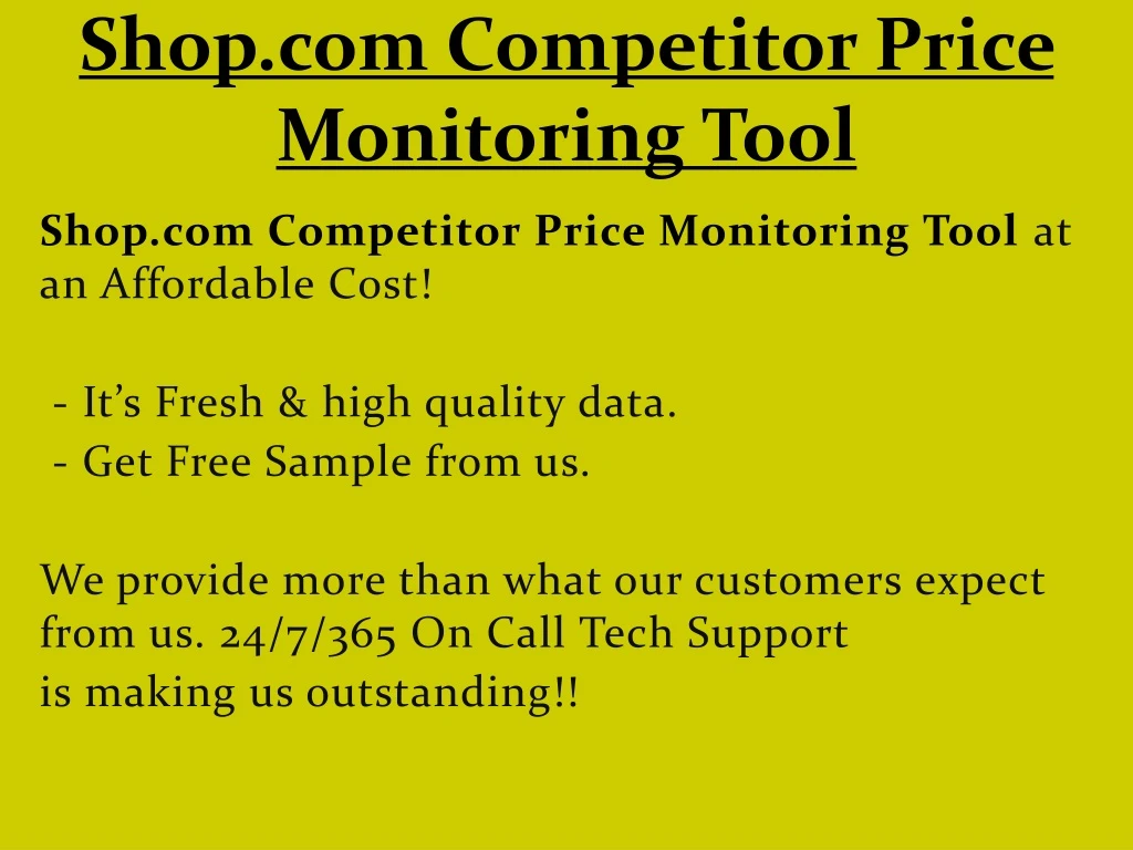 shop com competitor price monitoring tool