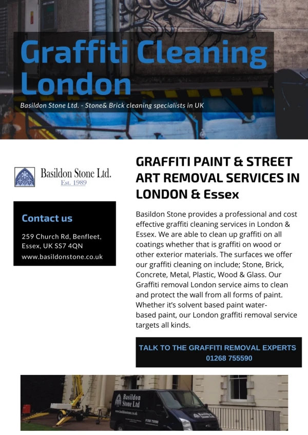 Graffiti Cleaning London
