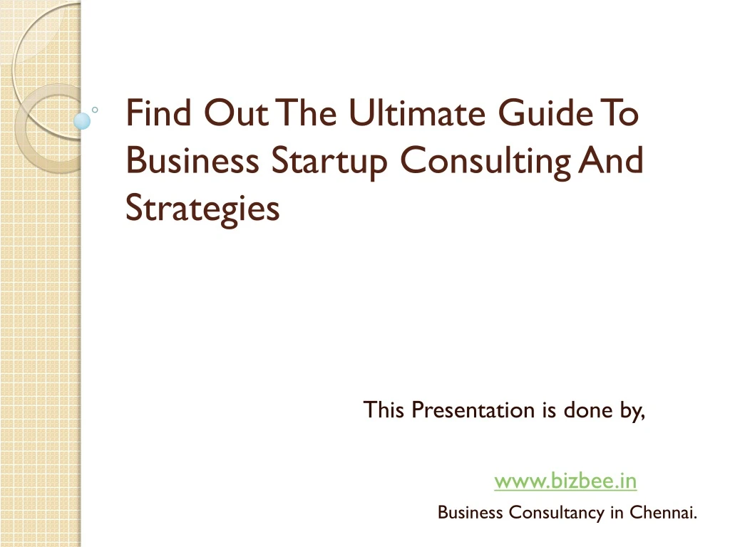 find out the ultimate guide to business startup