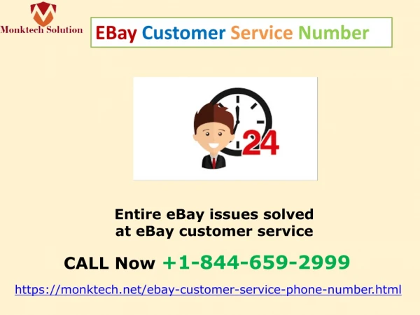 Entire eBay issues solved at eBay customer service 1-844-659-2999