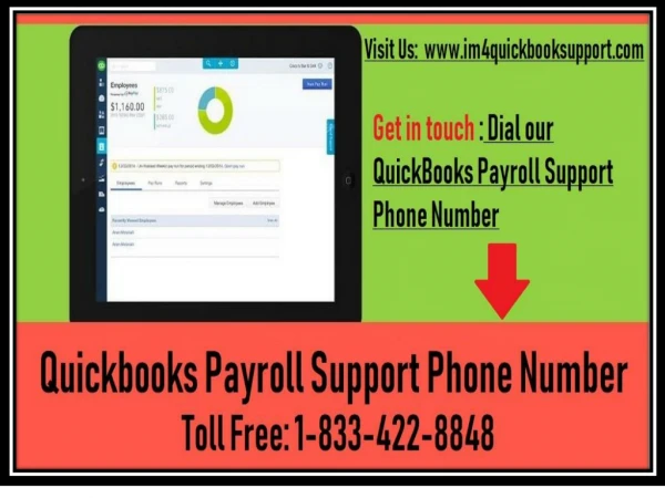 Dial our Quickbooks Payroll Support Phone Number 1-833-422-8848