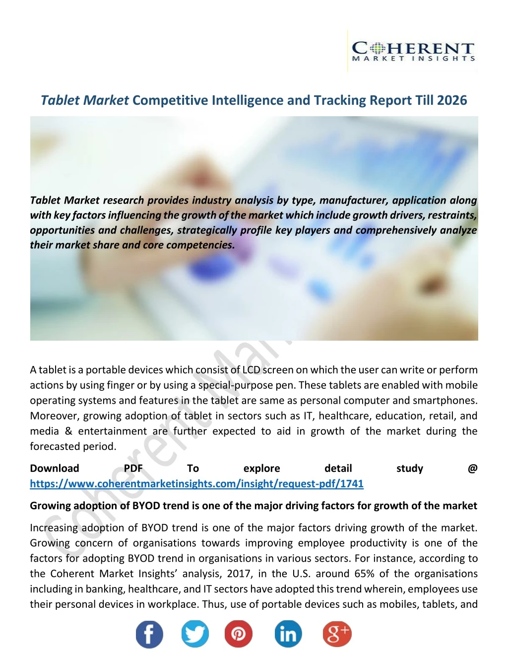 tablet market competitive intelligence