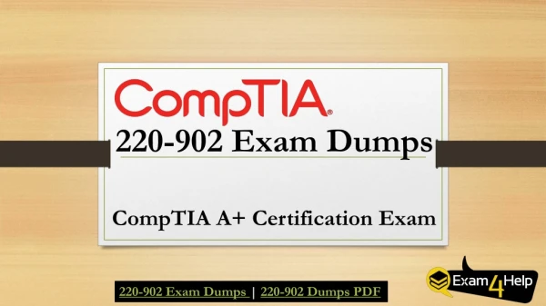 Download 220-902 Exam - 2019 Valid 220-902 Question Answers - Exam4Help