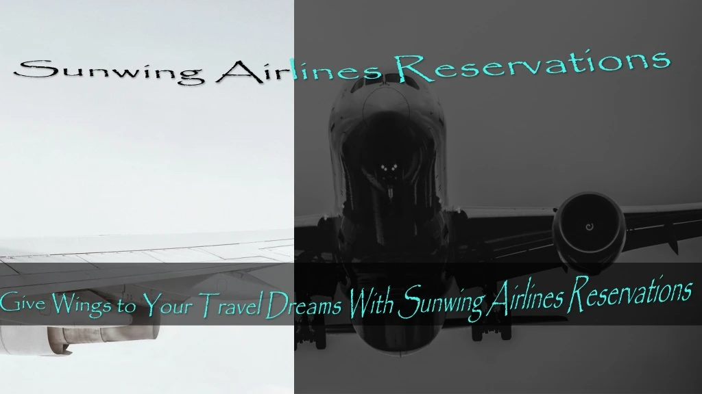 sunwing air lines reservations