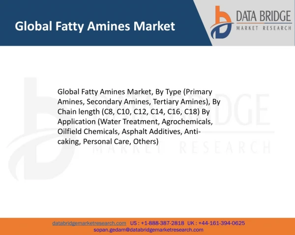 Global Fatty Amines Market