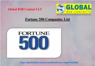 Fortune 500 Companies List - slide 1