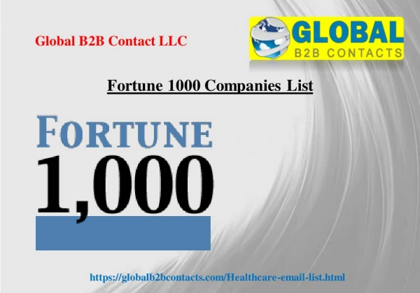Fortune 1000 Companies List