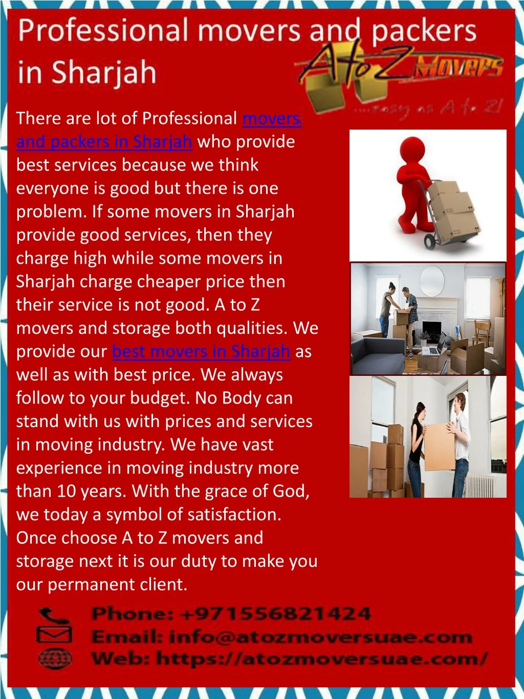 there are lot of professional movers and packers