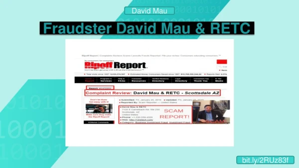 David Mau & RETC | The Absolute Business Investment Fraud