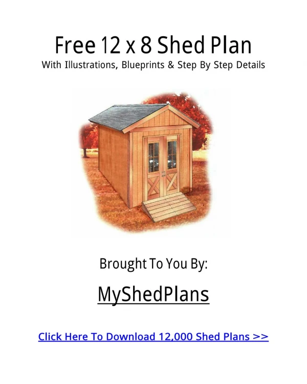 How to build a shed step by step free guide