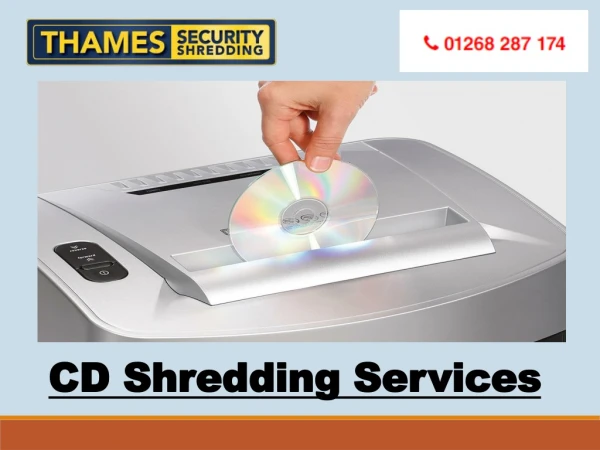 CD Shredding Services