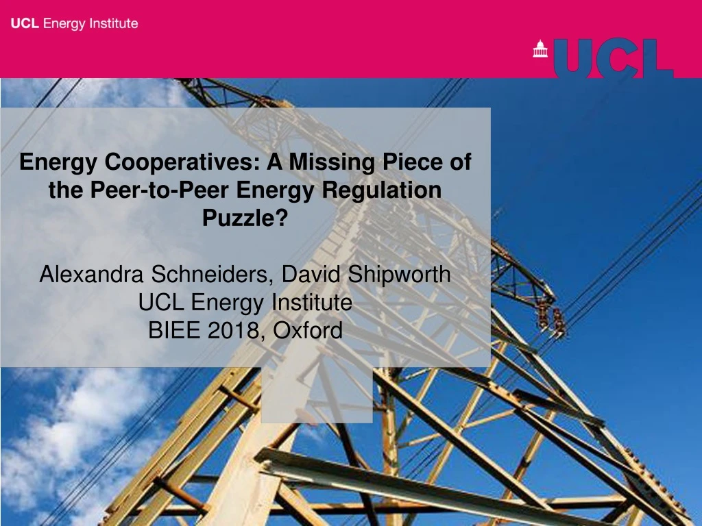 energy cooperatives a missing piece of the peer