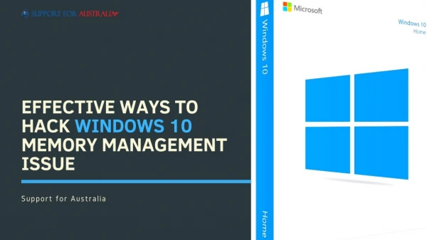 Find the Most Effective Ways to Hack Windows 10 Memory Management Issue