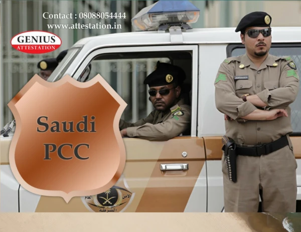 Saudi Police Clearance Certificate