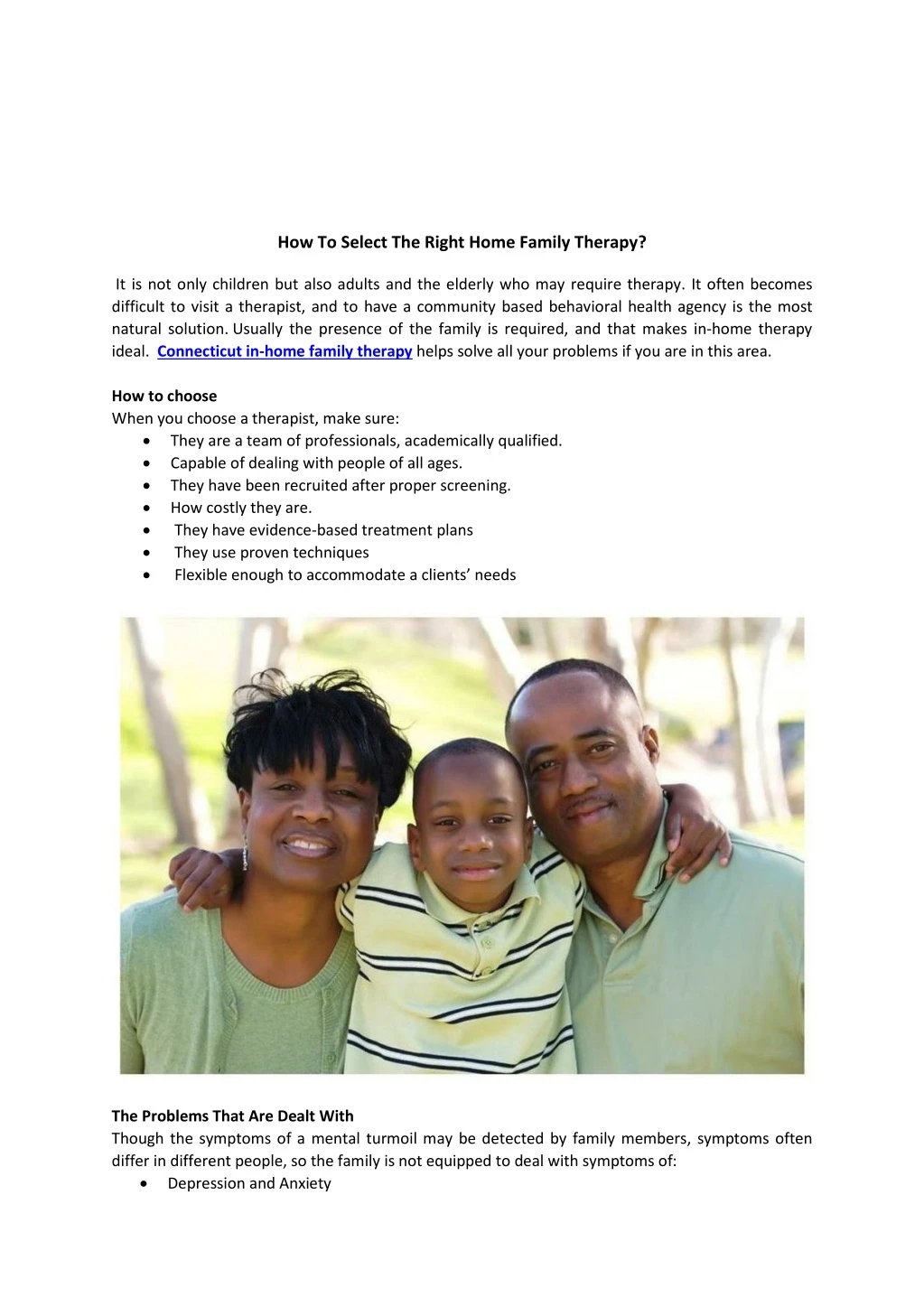how to select the right home family therapy
