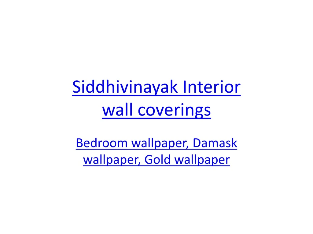 siddhivinayak interior wall coverings