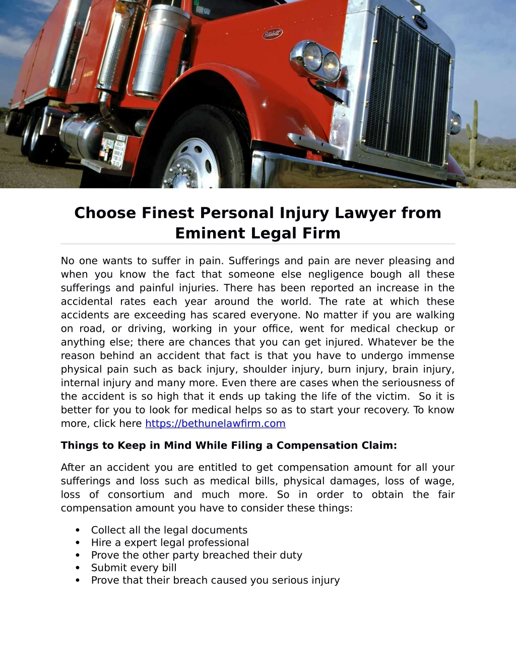 choose finest personal injury lawyer from eminent
