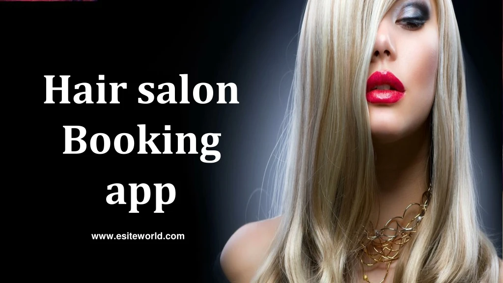 hair salon booking app