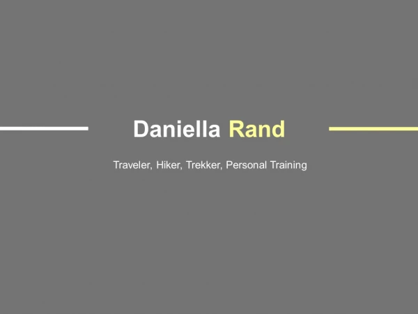 Daniella Rand - Avid Music Fan