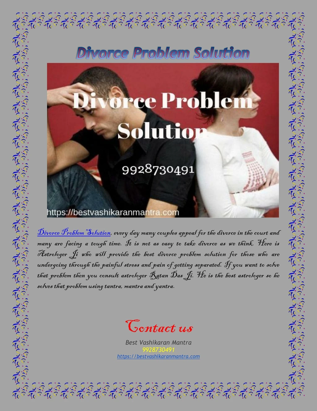 divorce problem solution every day many couples