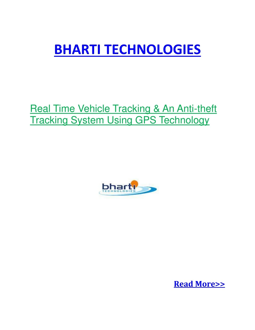 bharti technologies