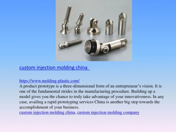 custom injection molding china