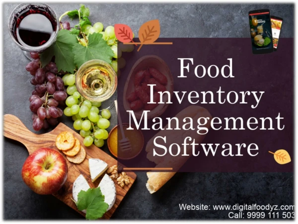 Food Inventory Management Software - Digital Foodyz
