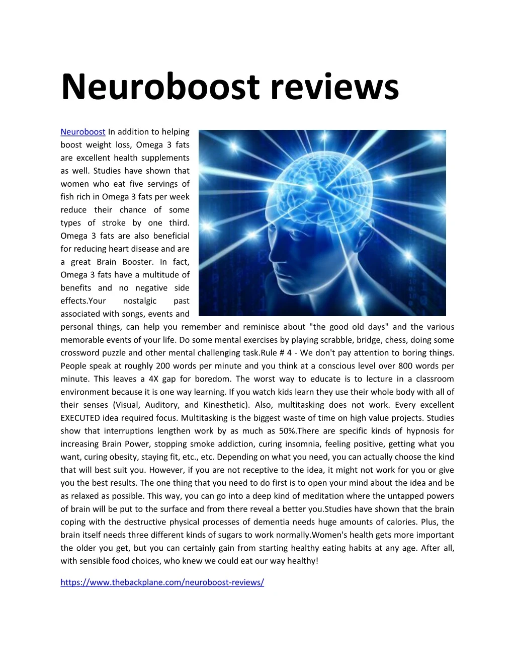 neuroboost reviews