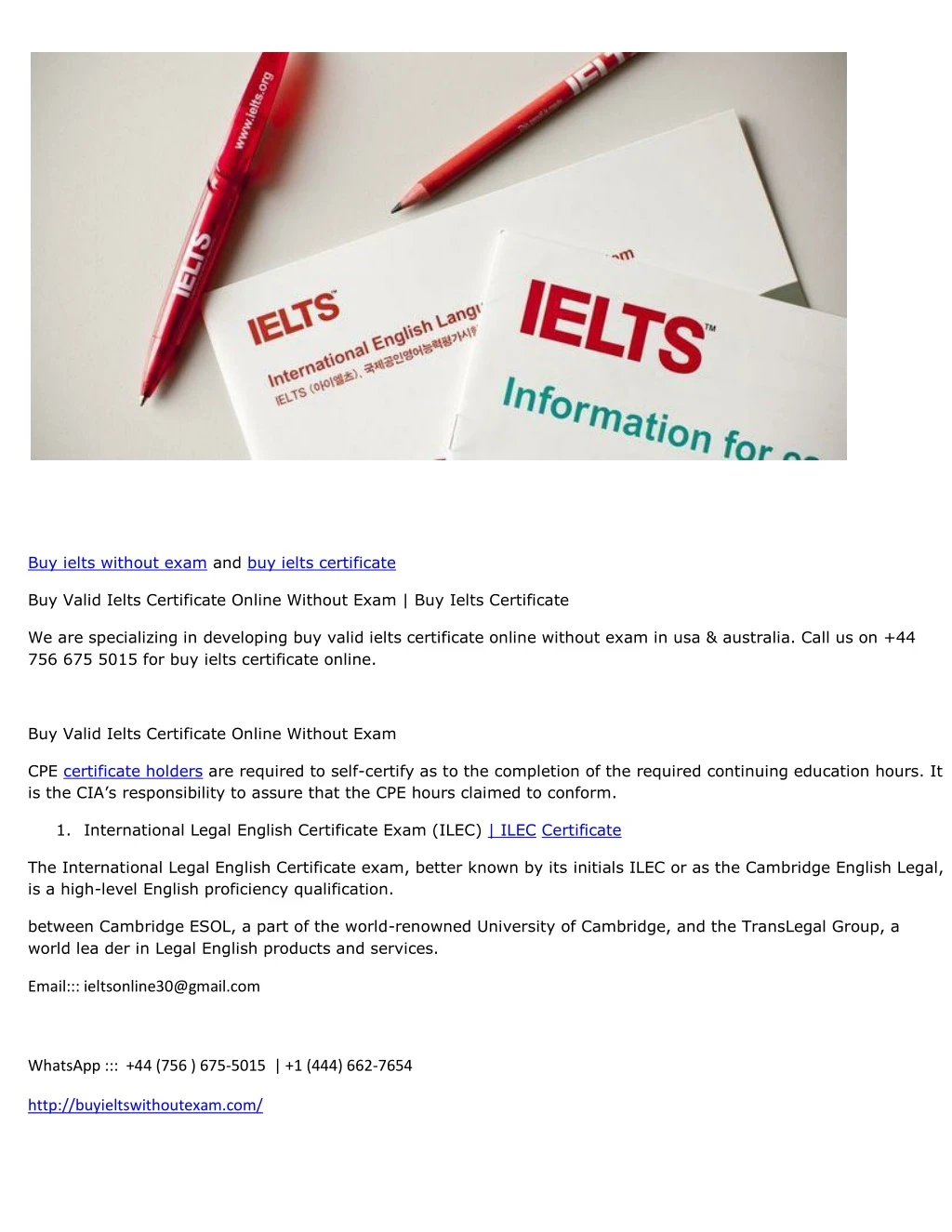 buy ielts without exam and buy ielts certificate
