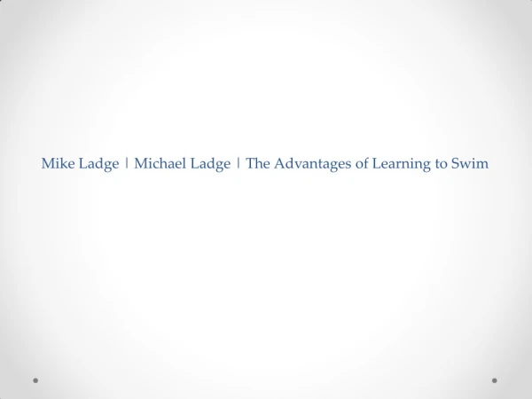 Mike Ladge | Michael Ladge