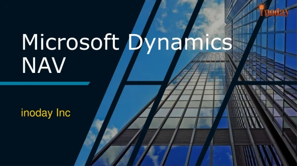 Microsoft Dynamics NAV – inoday us