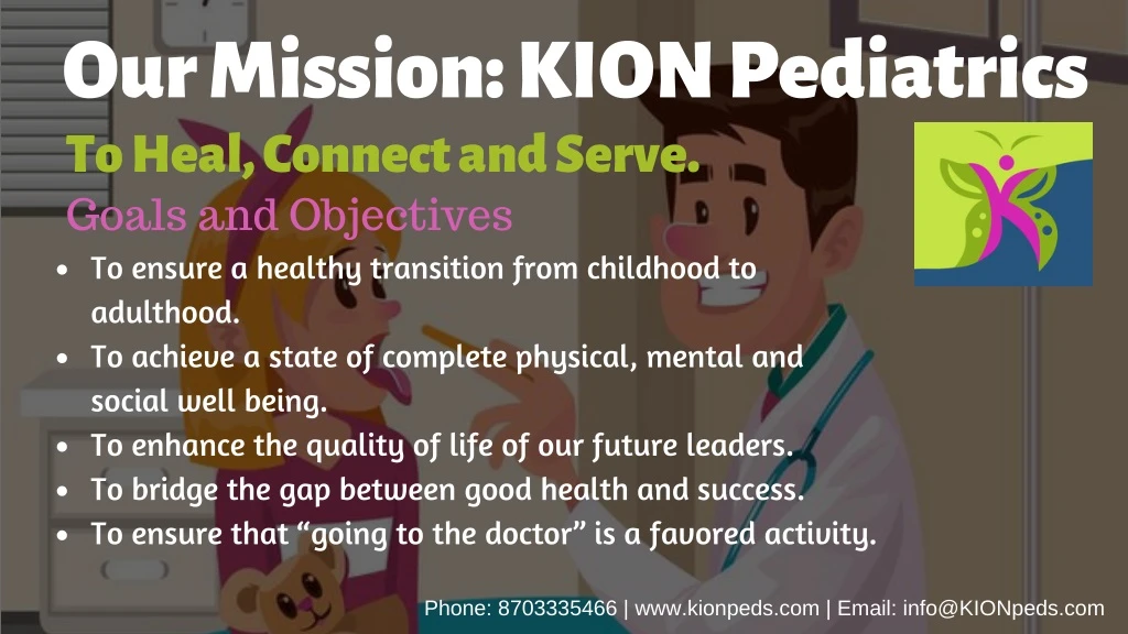 our mission kion pediatrics to heal connect