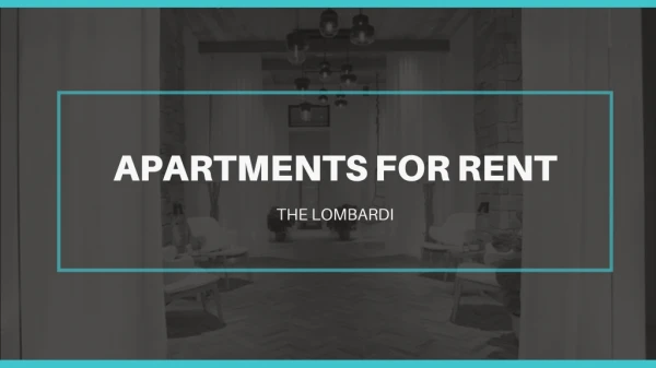 Apartments for Rent - The Lombardi