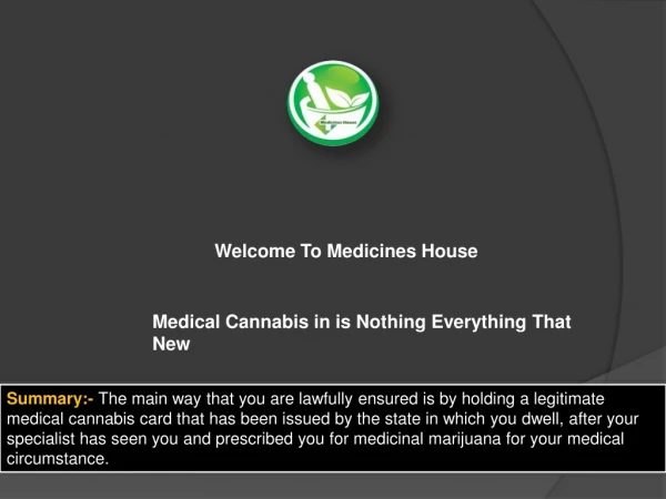Medical Cannabis Online Dispensary