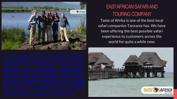 Top East African Safari and Touring Company